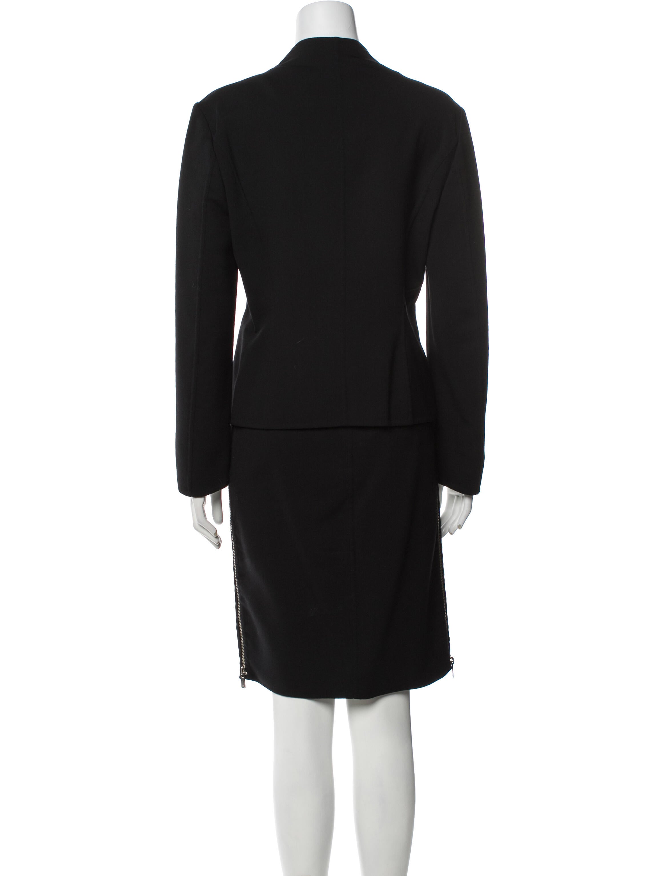Michael Kors Virgin Wool Skirt Set